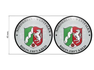 TÜV Plakette Rhein-Erft-Kreis Nummernschild plakette